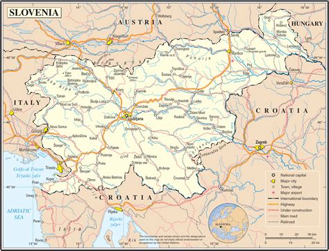 Slovenia Map   MapSof.net