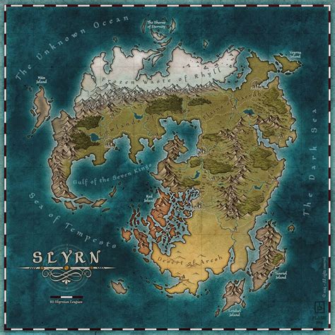 Slyrn by MaximePLASSE on deviantART | Fantasy world map ...