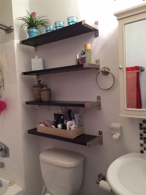 Small bathroom solutions   Ikea shelves | Bathroom ...