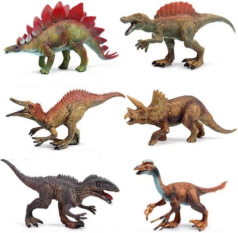Small Dinosaur Toys Plastic Assorted Realistic Figurine Model for Kids ...