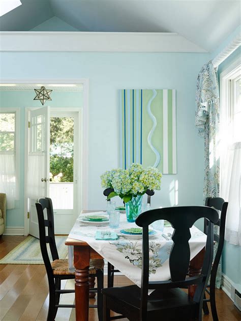 Small Lake Cottage with Turquoise Interiors   Home Bunch ...