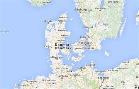 Mapa de Dinamarca﻿, donde está, queda, país, encuentra ...