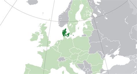 Mapa de Dinamarca﻿, donde está, queda, país, encuentra ...