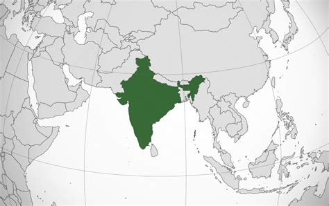 ﻿Mapa de India﻿, donde está, queda, país, encuentra ...