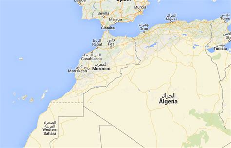 Mapa de Marruecos﻿, donde está, queda, país, encuentra ...