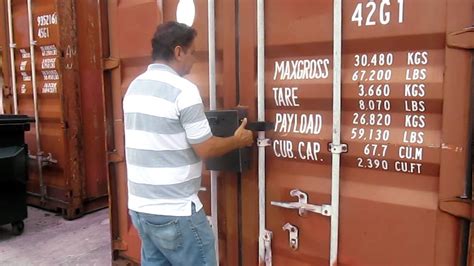 Smart Locker with GPS Tracker for cargo container model ...
