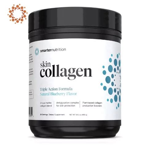 Smarter Nutrition Skin Collagen   Unique Marine Collagen Blend Type 1 ...