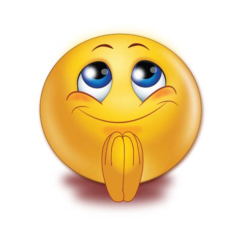 Smiley Praying Hands Emoticon Emoji Prayer   smiley png download   512* ...
