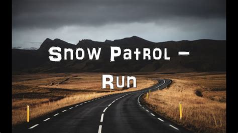 Snow Patrol   Run [Acoustic Cover.Lyrics.Karaoke]   YouTube
