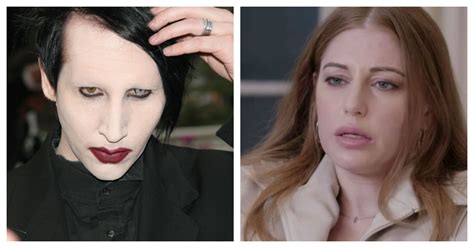 Sobreviví a un monstruo : exnovia de Marilyn Manson asegura que la ...
