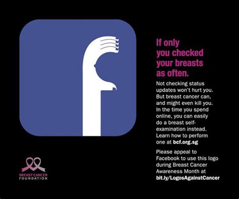 Social Media Logos for Breast Cancer Awareness