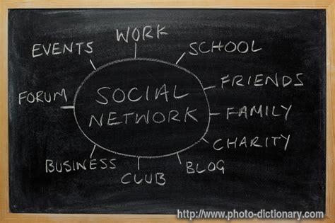social networking activities   photo/picture definition at ...