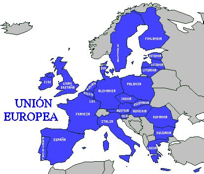 Sociales: Los 27 países de la unión Europea