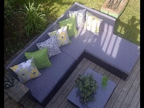 Sofa exterior para el jardín hecho con palets   YouTube