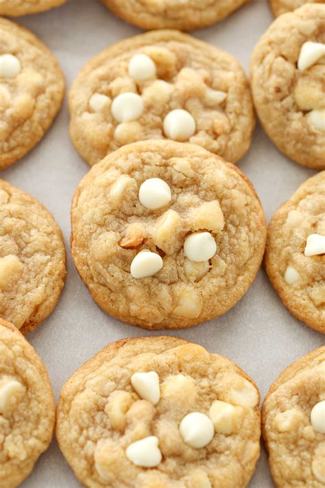Soft and Chewy White Chocolate Macadamia Nut Cookies