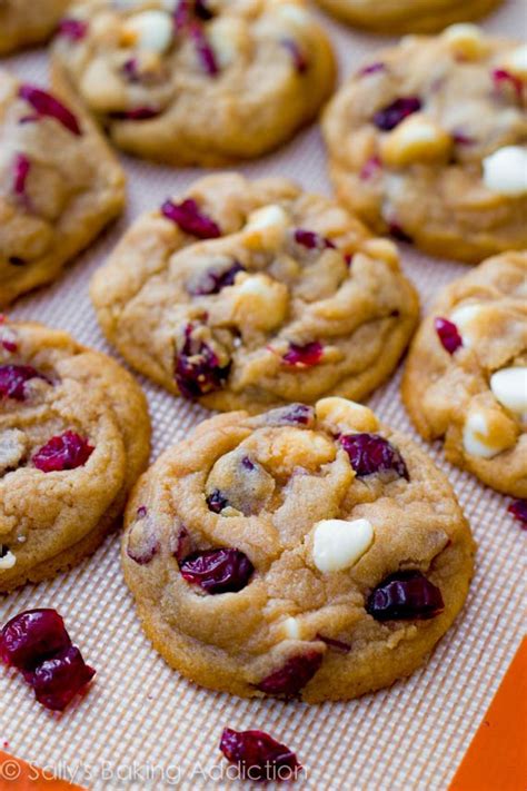 Soft Baked White Chocolate Chip Cranberry Cookies   Sallys ...