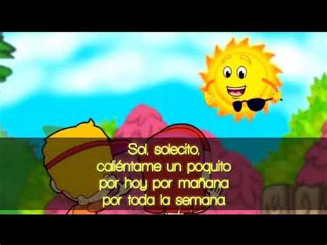 Sol Solecito Cancion Infantil en Letras| Betho Mendoza ...