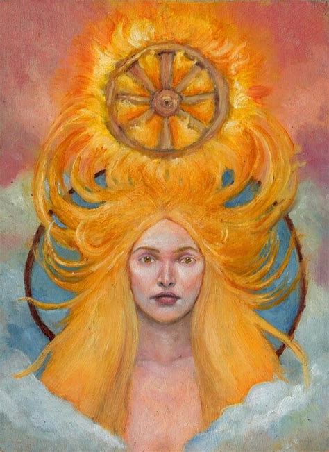 Sól  Sunna , goddes of the Sun | Goddess artwork, Norse goddess ...
