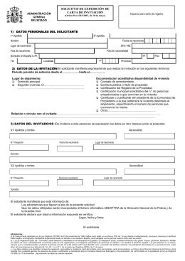 SOLICITUD DE EXPEDICION DE CARTA DE INVITACION PDF