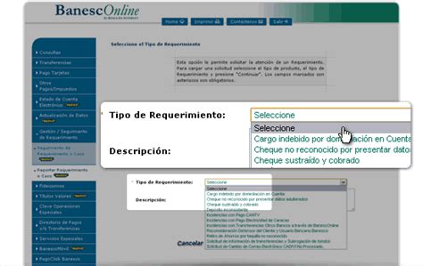 Solicitud De Tarjeta De Credito Online Banco Banesco
