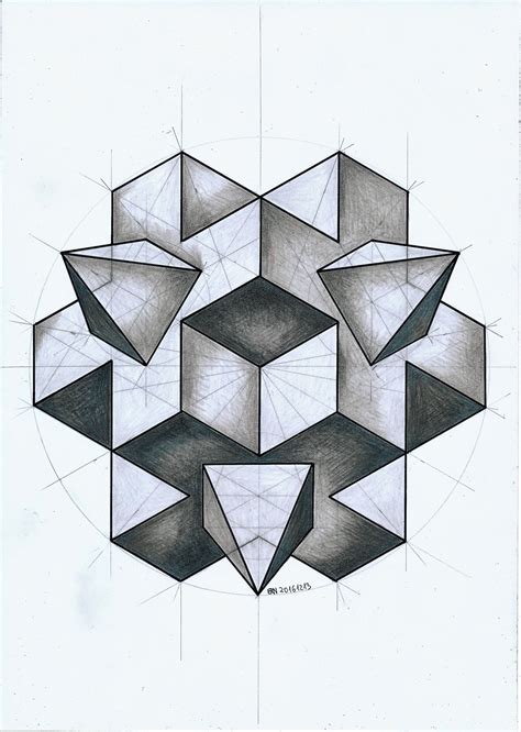 #solid #polyhedra #geometry #symmetry #handmade #pencil # ...