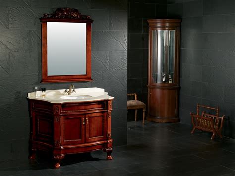 Solid wood bathroom furniture vanities cabinet 0281 8061 ...