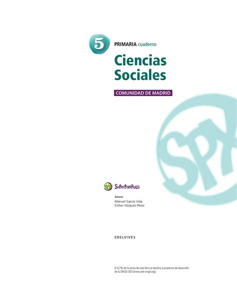Solucionario ciencias sociales 5º primaria edelvives by ...