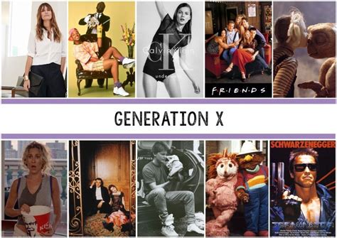 Somos una generación especial y nos denominaron la generación X y como ...
