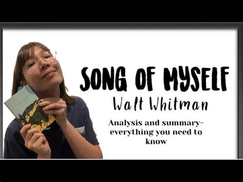 Song of Myself by Walt Whitman. Summary and analysis ...