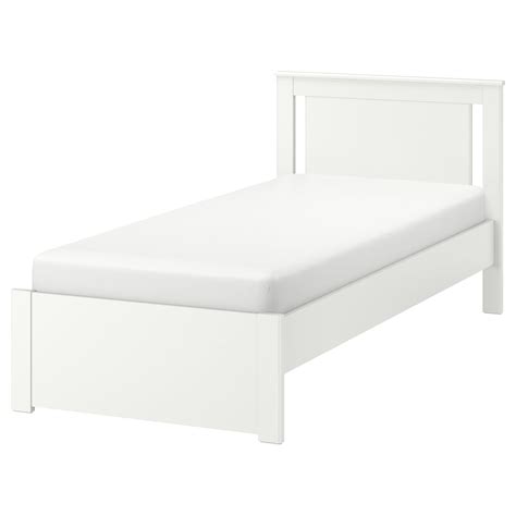 SONGESAND Base de cama, blanco/Luröy, Individual   IKEA Mexico