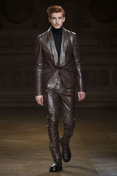 Songzio men s Leather suit AW13/14 | LEATHER SUIT ...