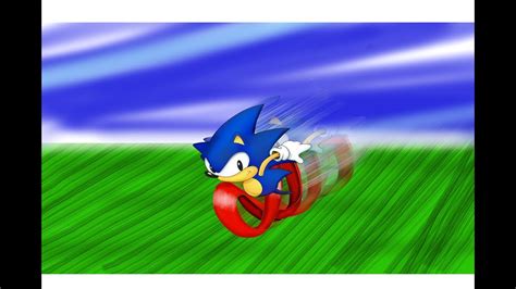 Sonic Running in the 90 s Saturn Style   YouTube