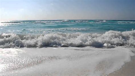 Sonido Real del Mar y Olas en Playa de Cancun  HD RELAX ...