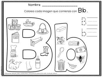 Sonidos Iniciales 2 | El abecedario en español, Iniciales ...