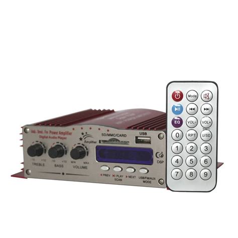 SONIVOX Amplificador de sonido audio planta para carro ...