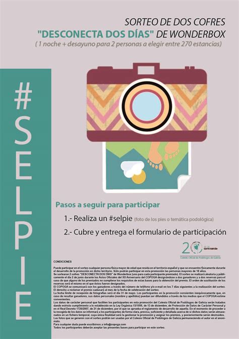 SORTEO SELPIE | Colegio Oficial de Podólogos de Galicia