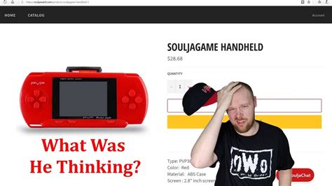 Soulja Boy NOW Selling The SouljaGame Handheld..Will He Ever Learn ...