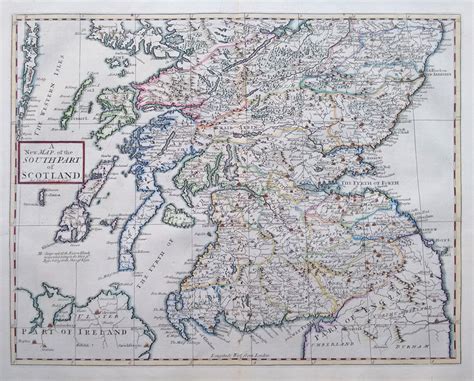 South Scotland Robert Morden original 18th century map for ...