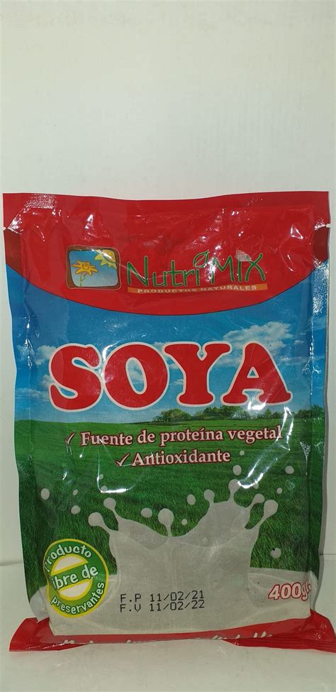 SOYA HARINA 400 GR. NUTRIMIX   Feria Emprendedora