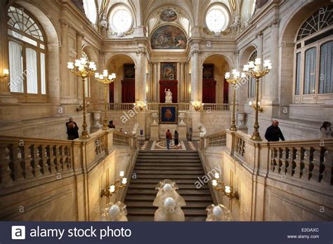 Spain Madrid interior of the Royal Palace of Madrid ...