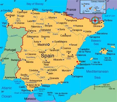 Spain Map | Spain Map: Now everyone can know where ...