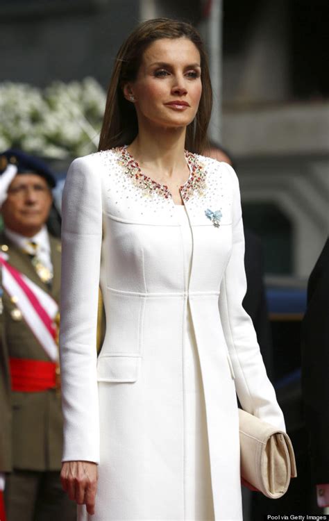 Spain s New Queen Letizia Stuns In Ivory As King Felipe VI ...