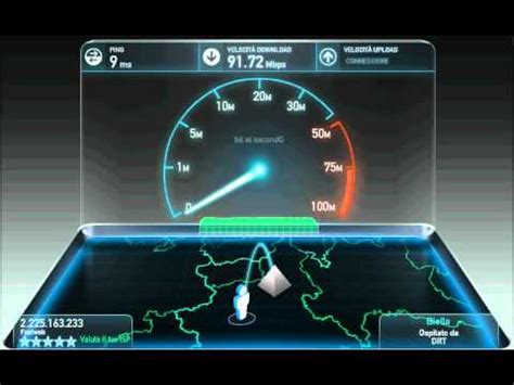 Speedtest fastweb fibra 100   YouTube
