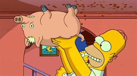 Spider cerdo, de la película de «Los Simpson»   ABC.es