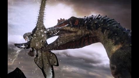 Spinosaurus fishes for prey | Planet Dinosaur | BBC   YouTube