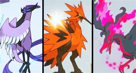 “Pokémon: Espada y Escudo”: así se ve Articuno, Zapdos y Moltres en la ...