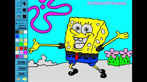 Spongebob Paint and Color Games Online   Spongebob ...