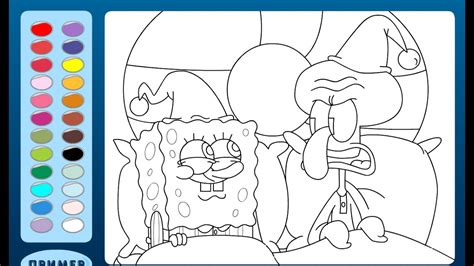 Spongebob Squarepants Coloring Pages For Kids   YouTube