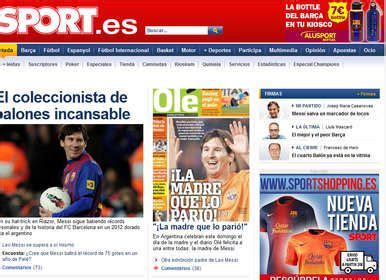 Sport y la tapa de Olé. | Noticias de futbol, Futbol internacional, Fútbol