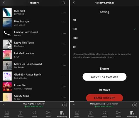 SpotifyHistory adds a song history list to the Spotify ...